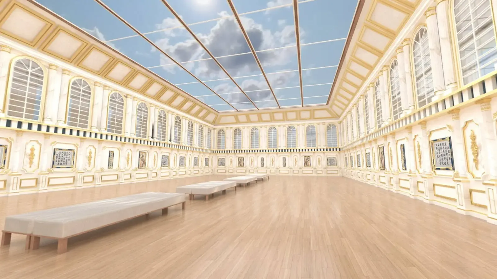 3D 建模虛擬展場風格示範一
