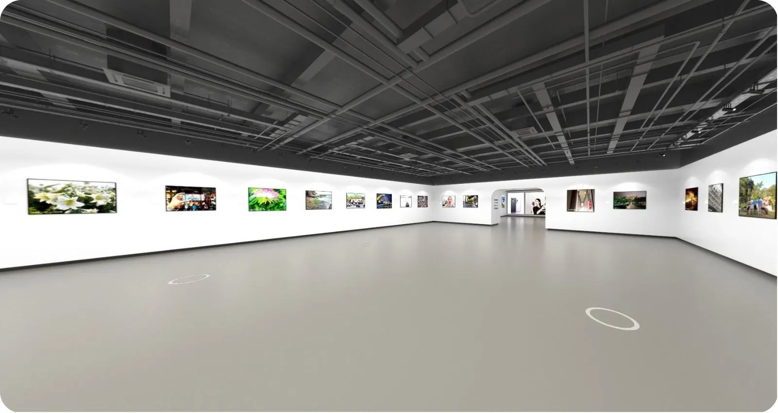 點對點移動範例:環景圖間跳轉瀏覽的線上展覽