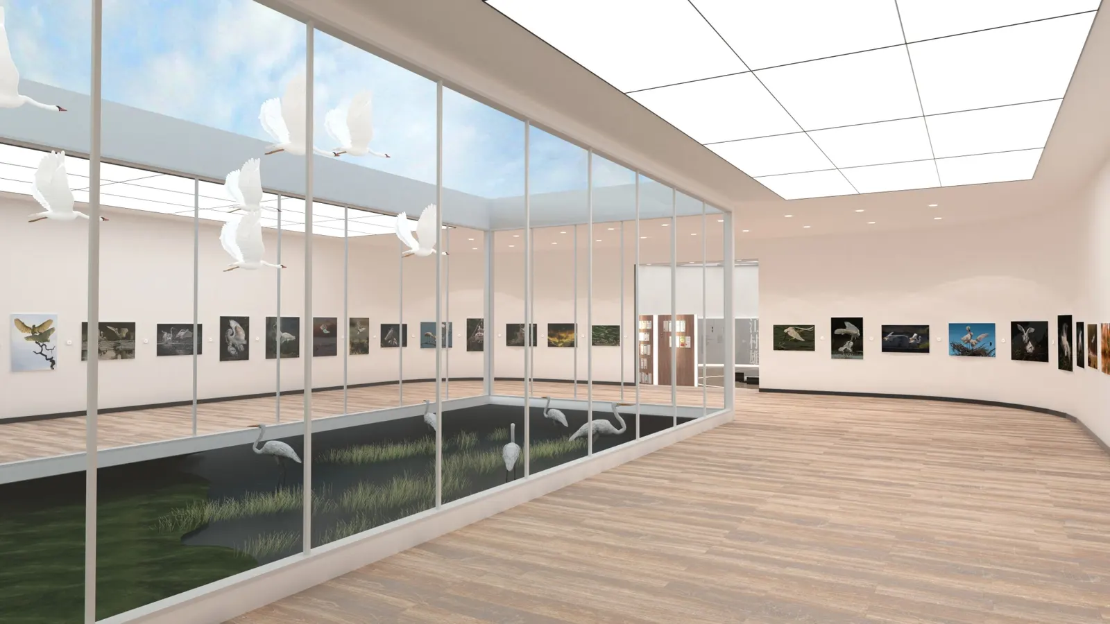 影月 3D 建模線上展覽成果示意圖,客製化展場、專業線上展覽製作公司